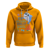 100th Day Of School Hoodie 100 Jawsome Days Funny Shark - Wonder Print Shop