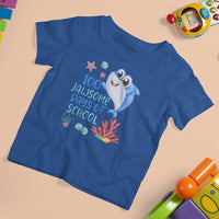 100th Day Of School T Shirt For Kid 100 Jawsome Days Funny Shark - Wonder Print Shop