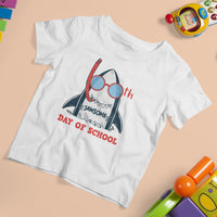 100th Day Of School T Shirt For Kid 100 Jawsome Days Funny Shark - Wonder Print Shop