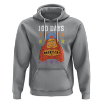 100th Day Of School Hoodie 101 Days Smarter Cool Bigfoot Sasquatch - Wonder Print Shop
