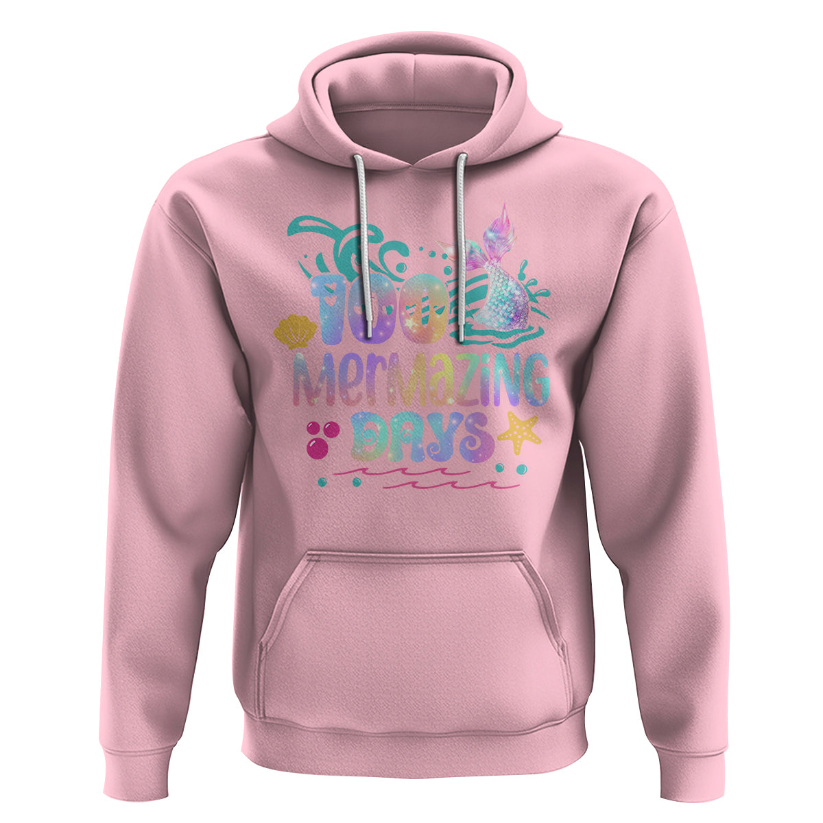 100th Day Of School Hoodie 100 Mermazing Days Mermaid - Wonder Print Shop