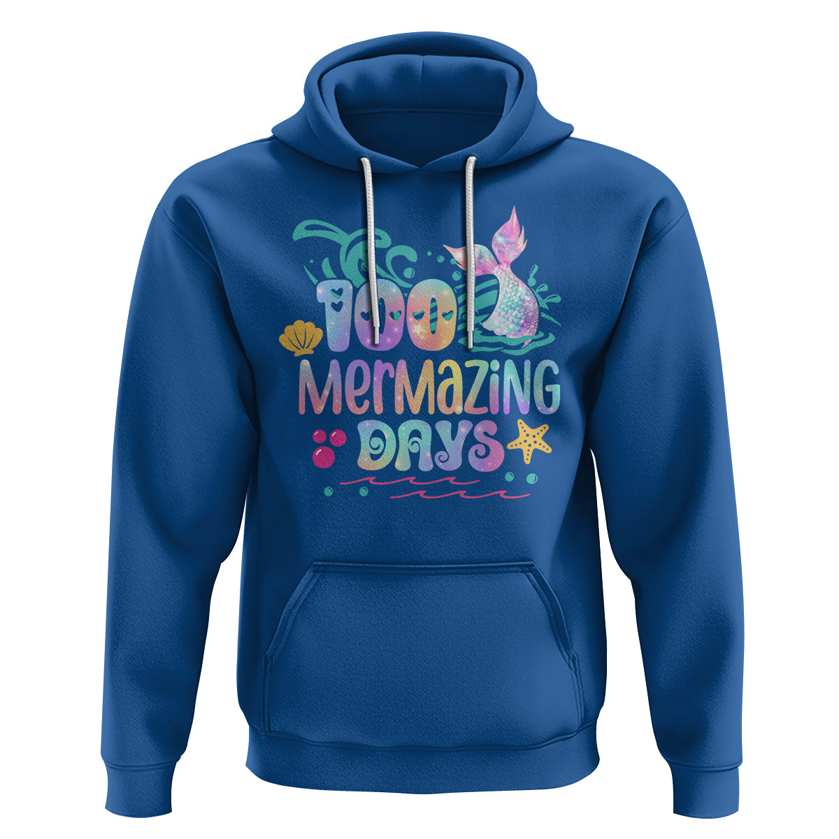100th Day Of School Hoodie 100 Mermazing Days Mermaid - Wonder Print Shop
