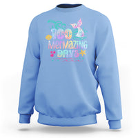 100th Day Of School Sweatshirt 100 Mermazing Days Mermaid - Wonder Print Shop