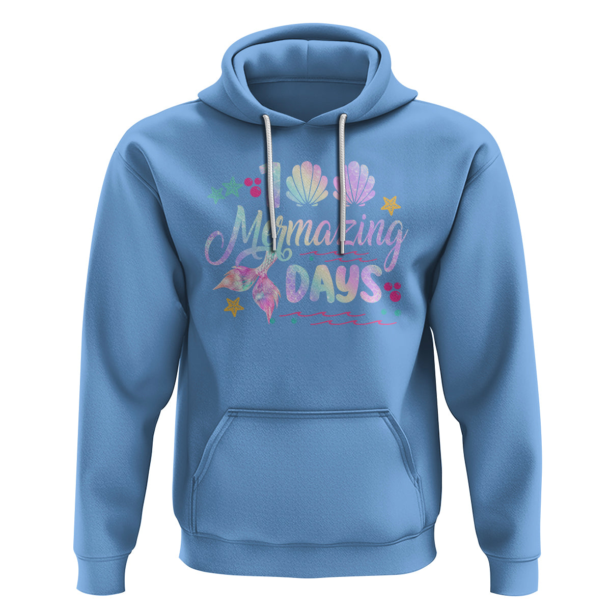 100th Day Of School Hoodie 101 Mermazing Days Mermaid - Wonder Print Shop