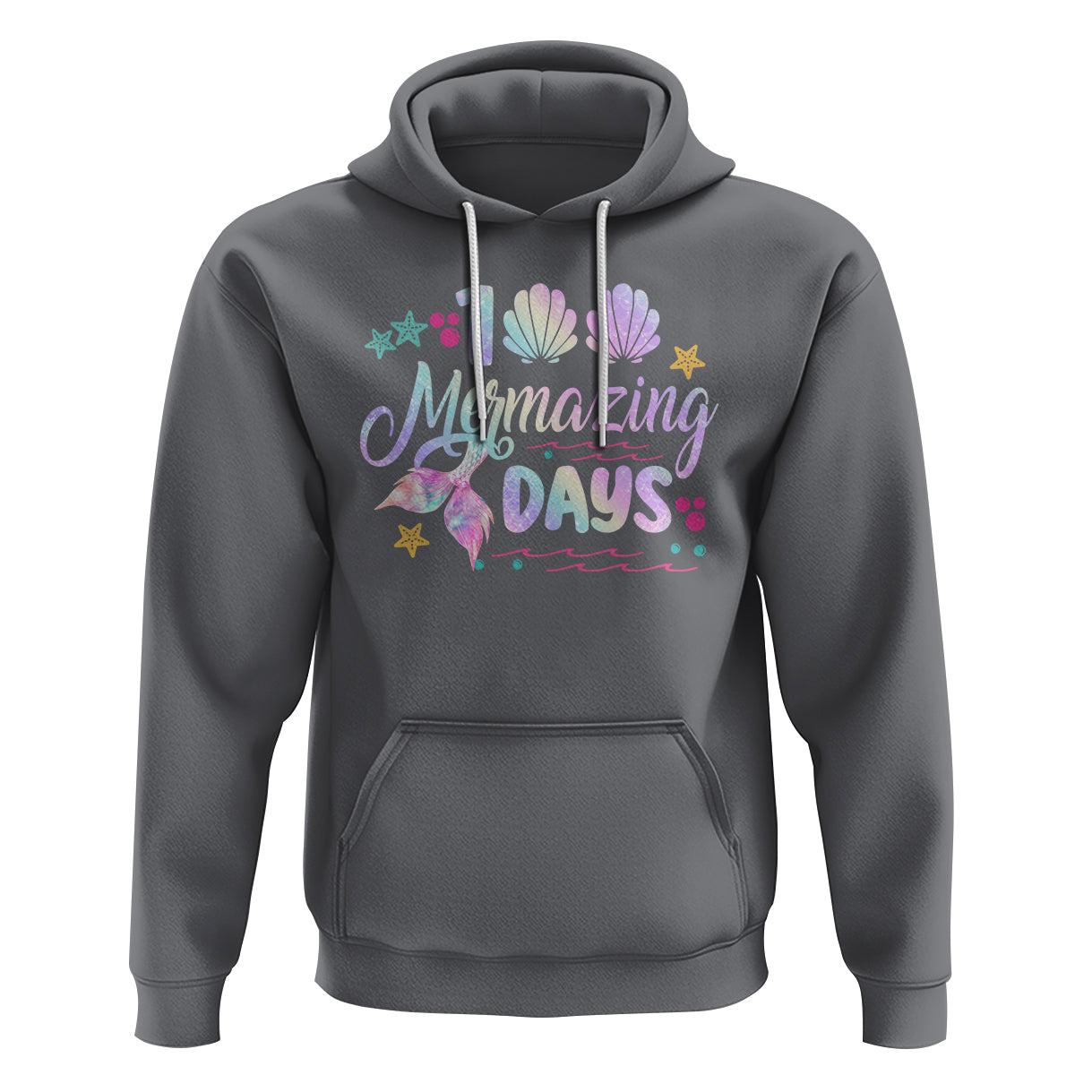 100th Day Of School Hoodie 101 Mermazing Days Mermaid - Wonder Print Shop