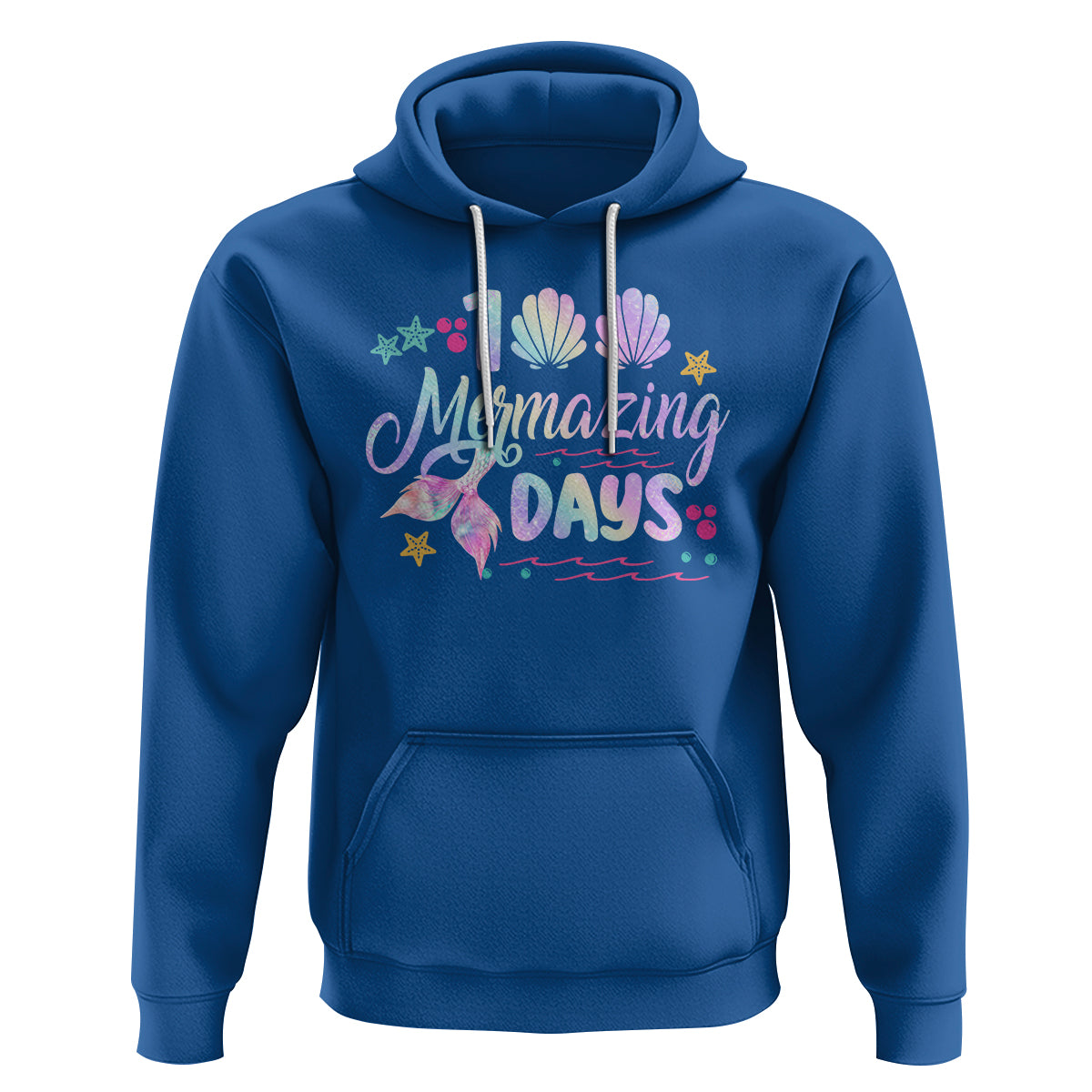 100th Day Of School Hoodie 101 Mermazing Days Mermaid - Wonder Print Shop