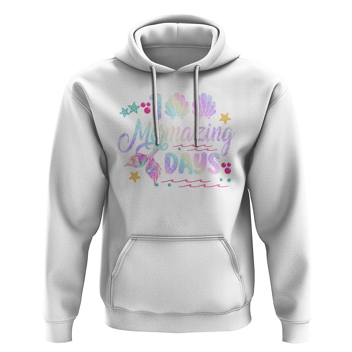 100th Day Of School Hoodie 101 Mermazing Days Mermaid - Wonder Print Shop