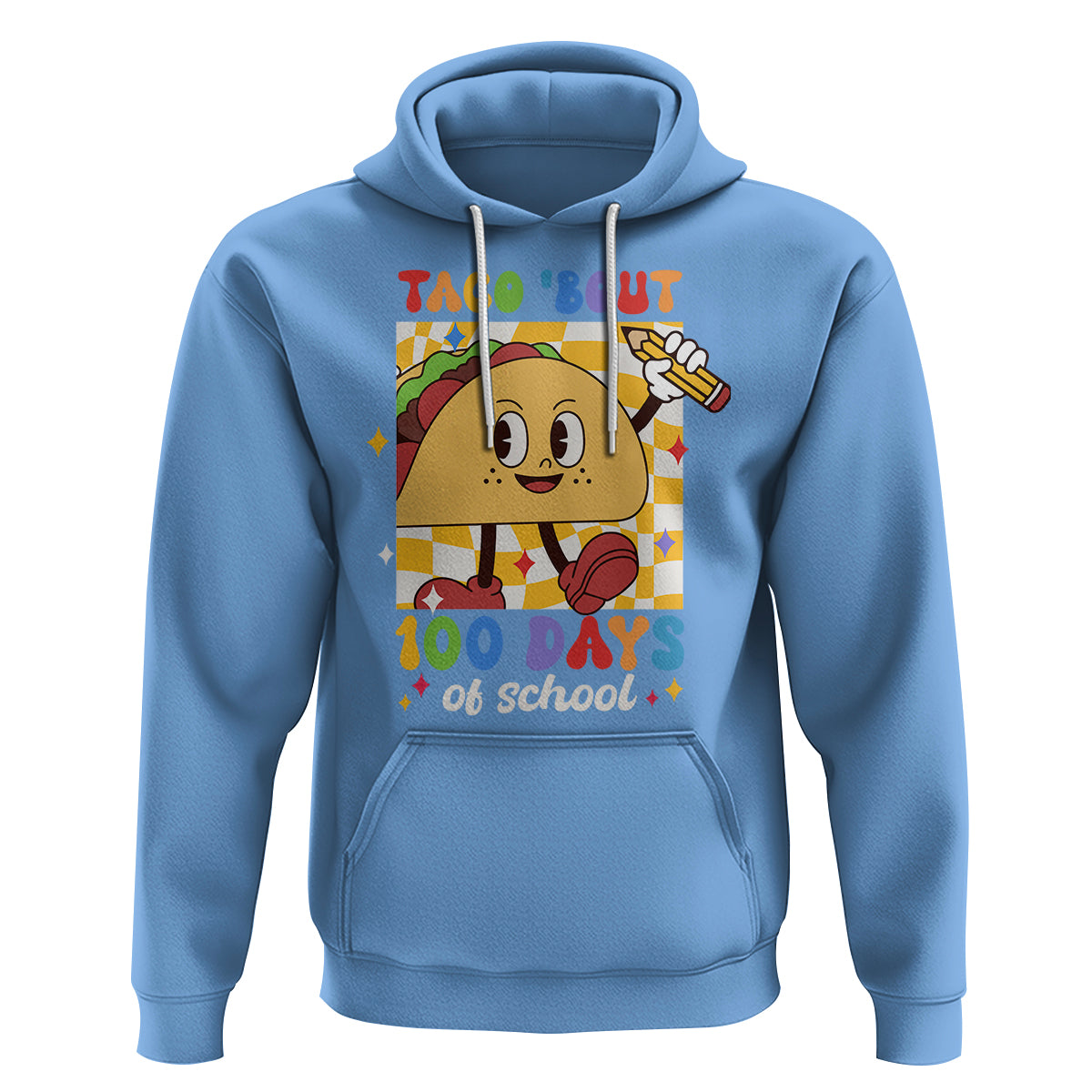 100th Day Of School Hoodie Taco Bout 100 Days Mexico Food - Wonder Print Shop