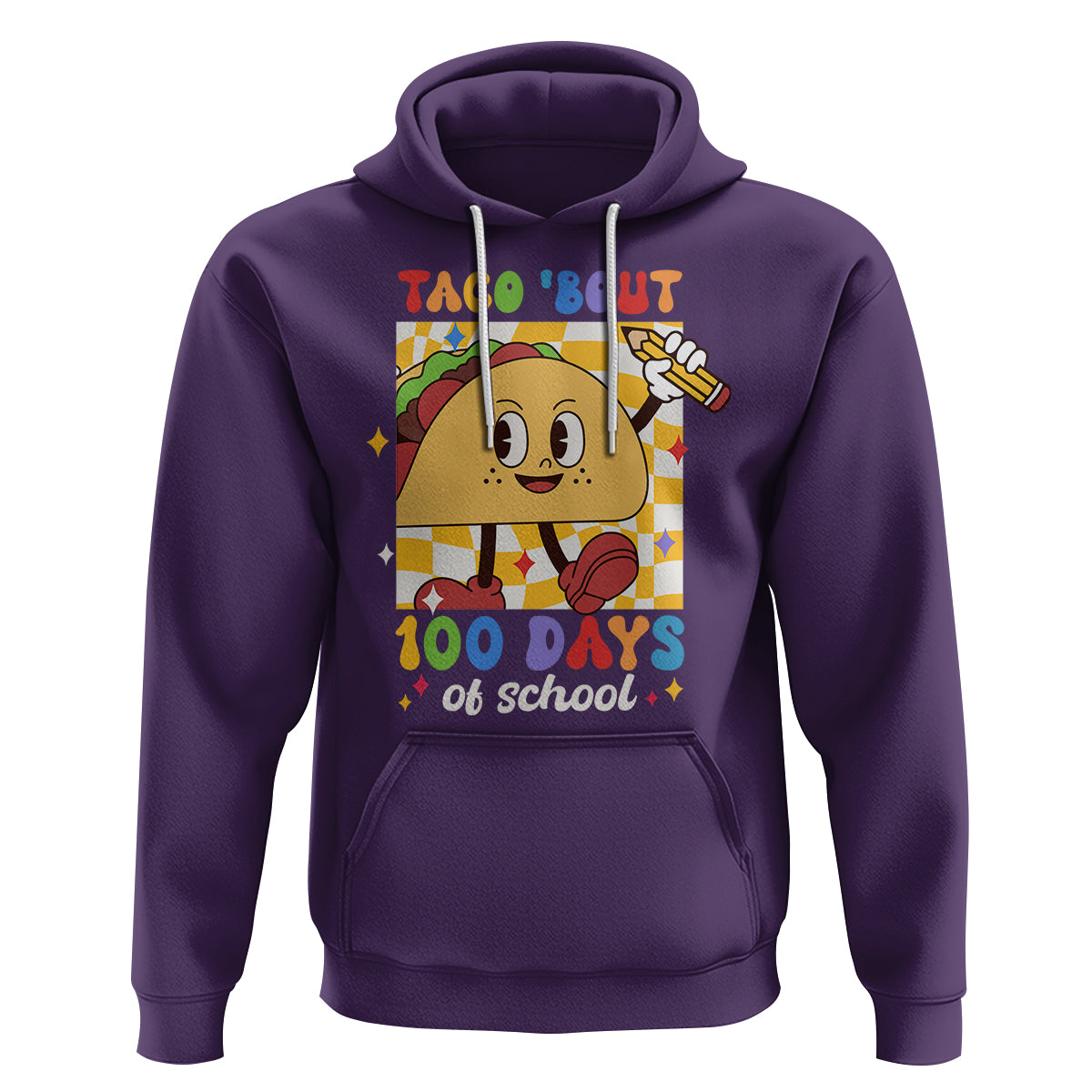 100th Day Of School Hoodie Taco Bout 100 Days Mexico Food - Wonder Print Shop
