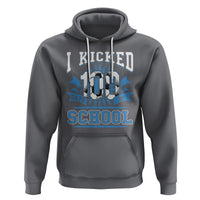 I Kicked 100 Days Of School Soccer Player Hoodie - Wonder Print Shop