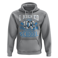 I Kicked 100 Days Of School Soccer Player Hoodie - Wonder Print Shop