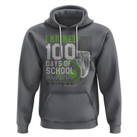I Kicked 100 Days Of School Soccer Player Hoodie - Wonder Print Shop