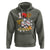 100th Day Of School Cool Baseball Player Hoodie - Wonder Print Shop