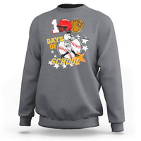 100th Day Of School Cool Baseball Player Sweatshirt - Wonder Print Shop
