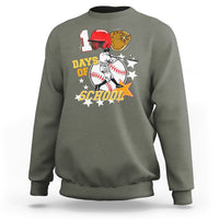 100th Day Of School Cool Baseball Player Sweatshirt - Wonder Print Shop
