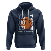 100th Day Of School Basketball Player Hoodie - Wonder Print Shop