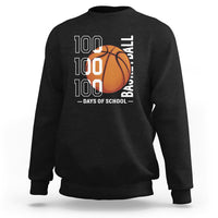 100th Day Of School Basketball Player Sweatshirt - Wonder Print Shop