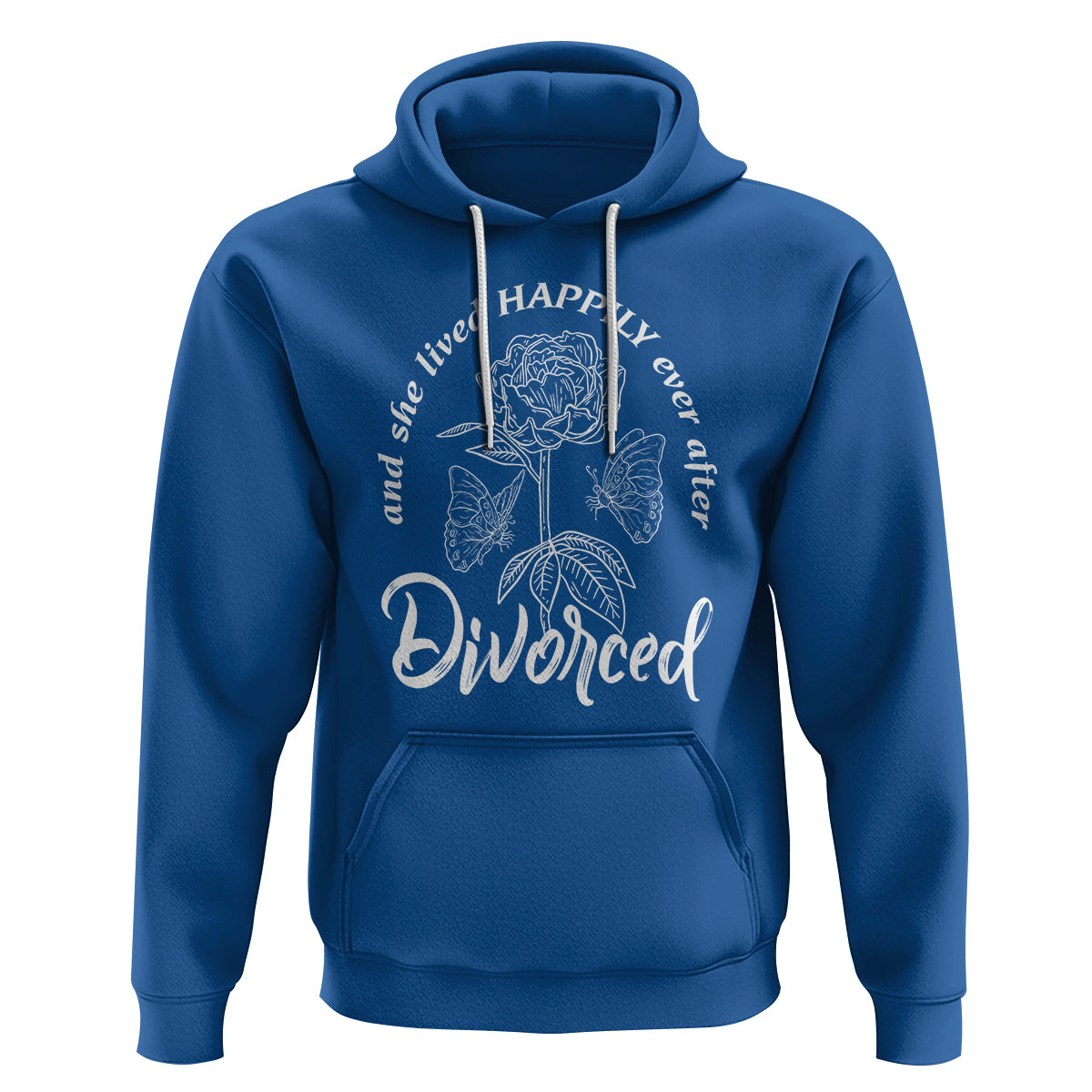 She Lived Happy Ever After Divorce Hoodie - Wonder Print Shop