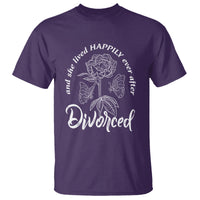 She Lived Happy Ever After Divorce T Shirt - Wonder Print Shop