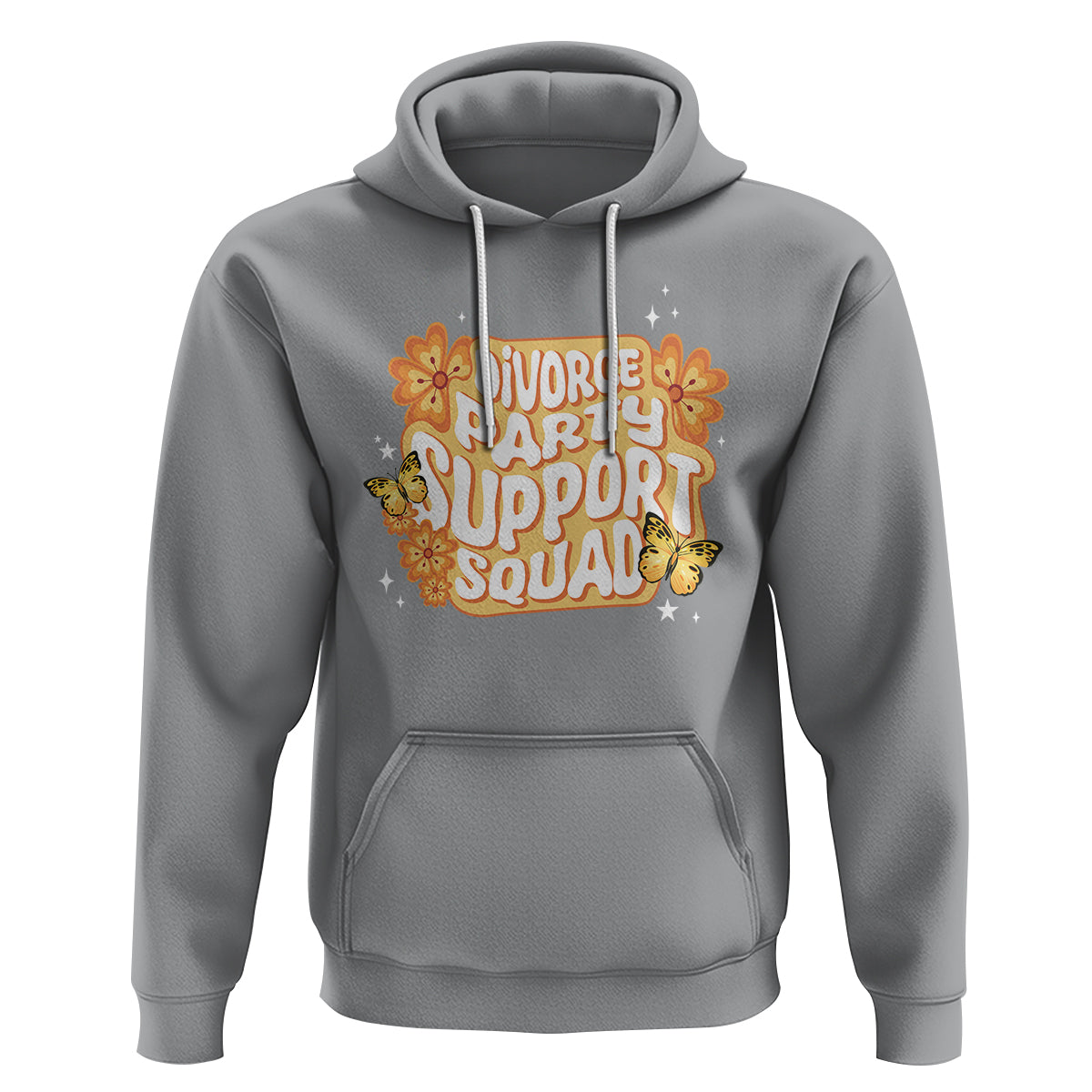 Divorce Party Support Squad Hoodie - Wonder Print Shop