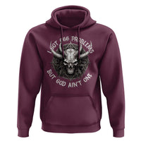 Halloween Satan Hoodie I Got 666 Problems Pentagram