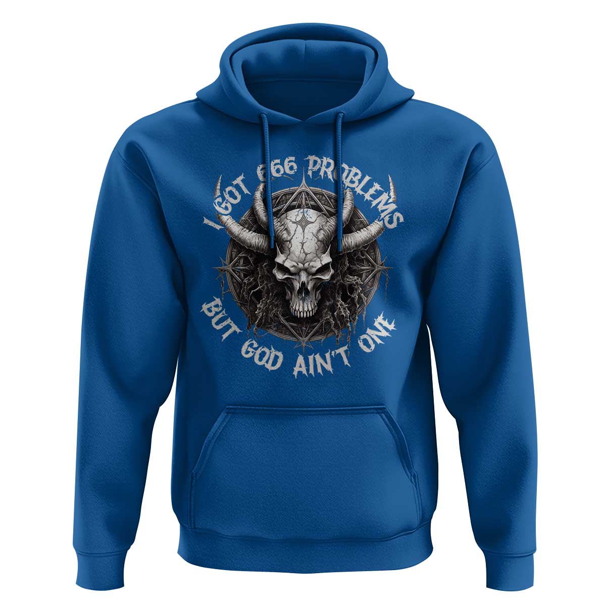 Halloween Satan Hoodie I Got 666 Problems Pentagram