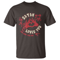Funny Halloween T Shirt Satan Loves You For Who You Are - Wonder Print Shop