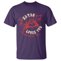 Funny Halloween T Shirt Satan Loves You For Who You Are - Wonder Print Shop