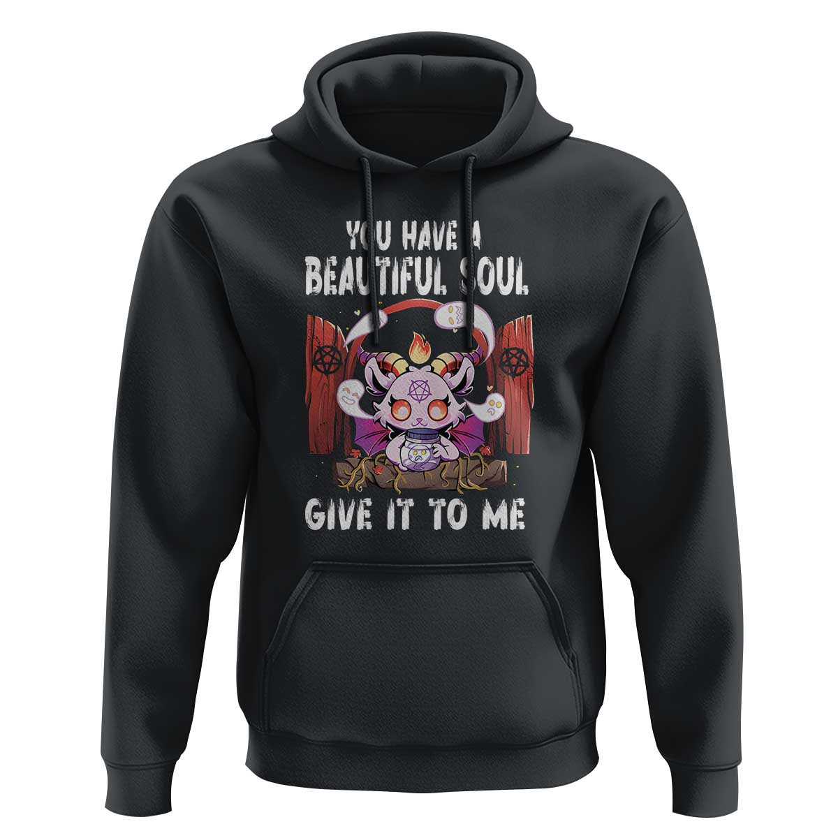 Kawaii Satan Halloween Hoodie You Have a Beautiful Soul