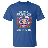 Kawaii Satan Halloween T Shirt You Have a Beautiful Soul - Wonder Print Shop