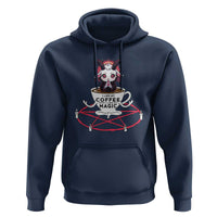Funny Halloween Coffee Lover Hoodie Satan I Like My Coffee