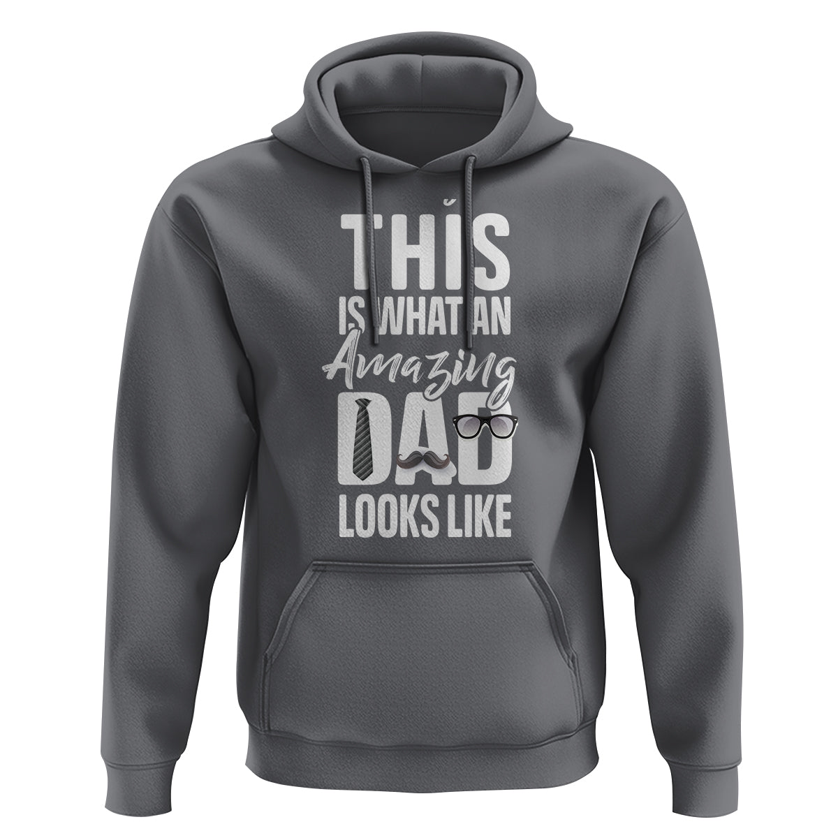 Father's Day Hoodie This is What an Amazing Dad Looks Like - Wonder Print Shop