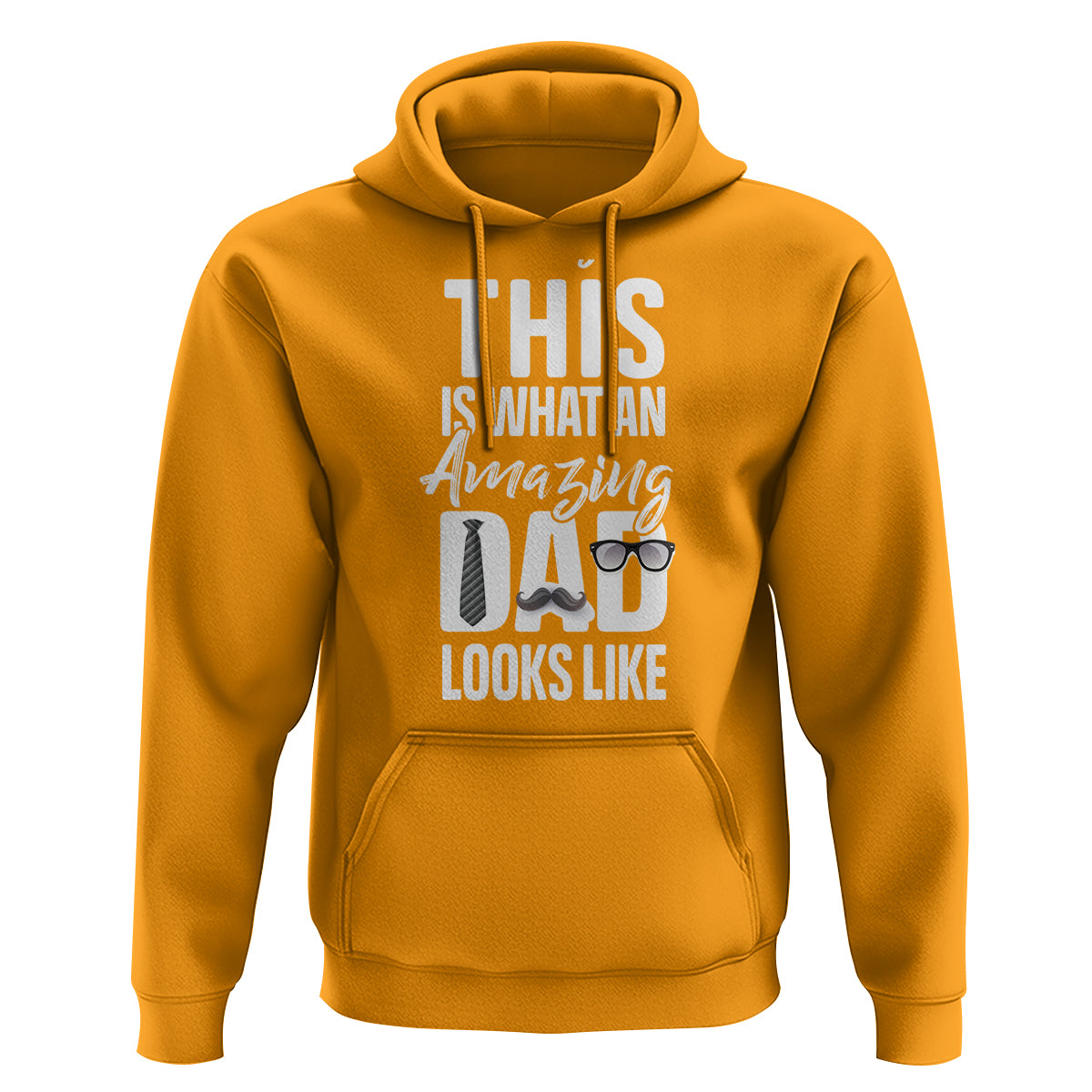 Father's Day Hoodie This is What an Amazing Dad Looks Like - Wonder Print Shop