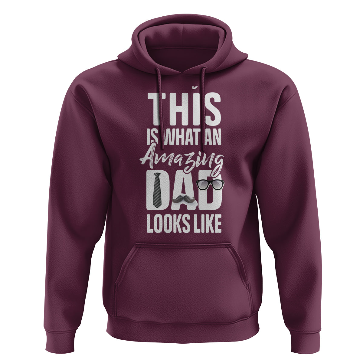 Father's Day Hoodie This is What an Amazing Dad Looks Like - Wonder Print Shop