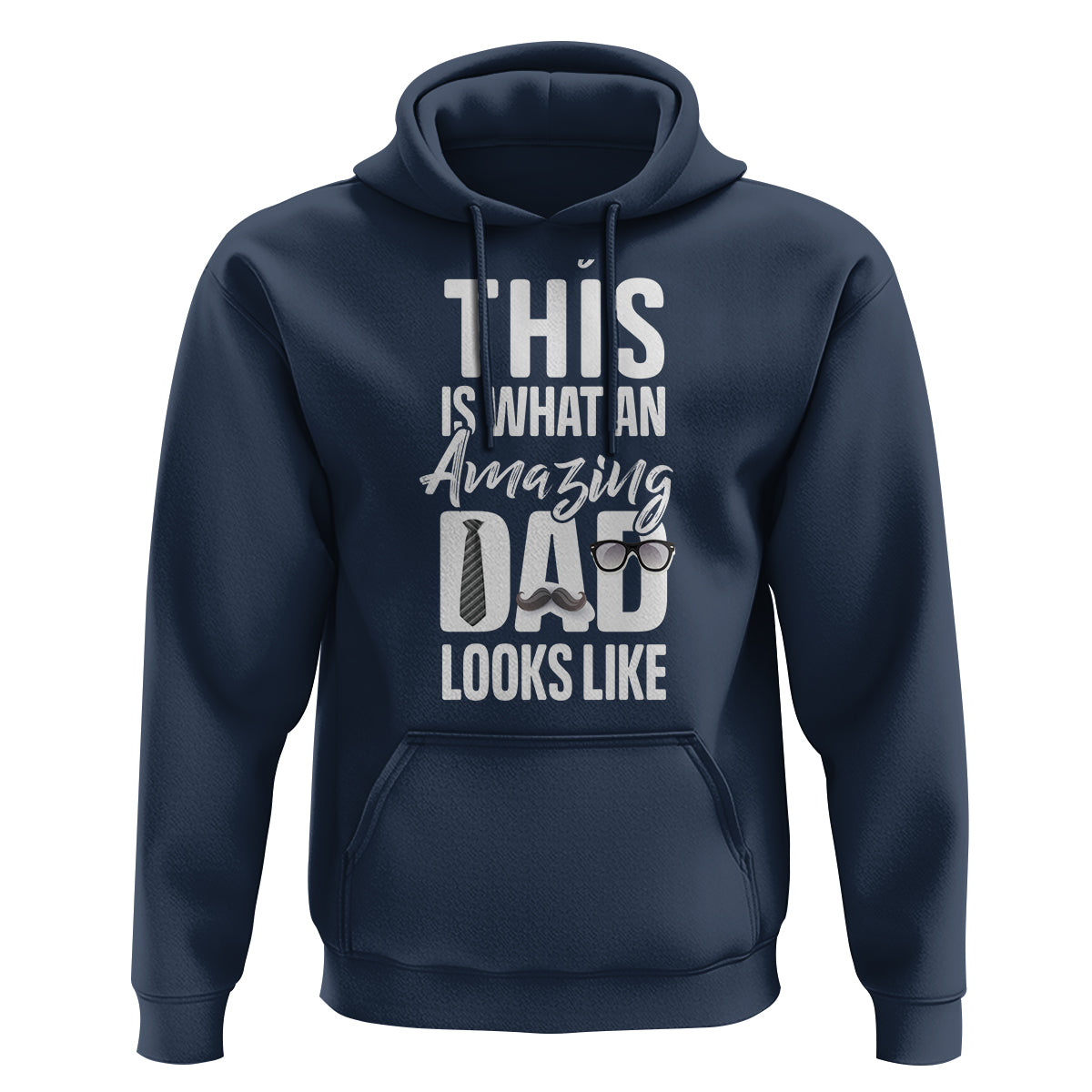 Father's Day Hoodie This is What an Amazing Dad Looks Like - Wonder Print Shop