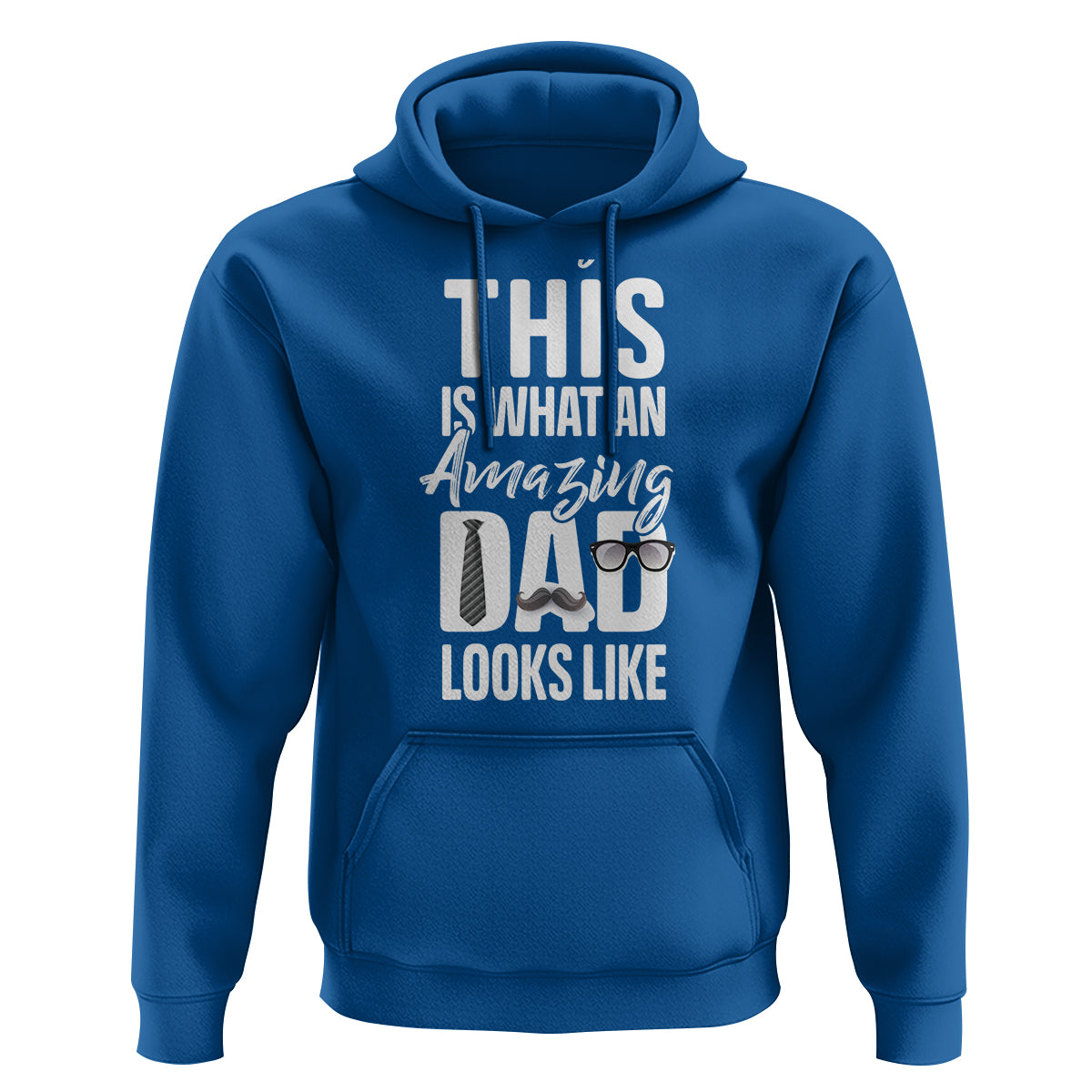 Father's Day Hoodie This is What an Amazing Dad Looks Like - Wonder Print Shop