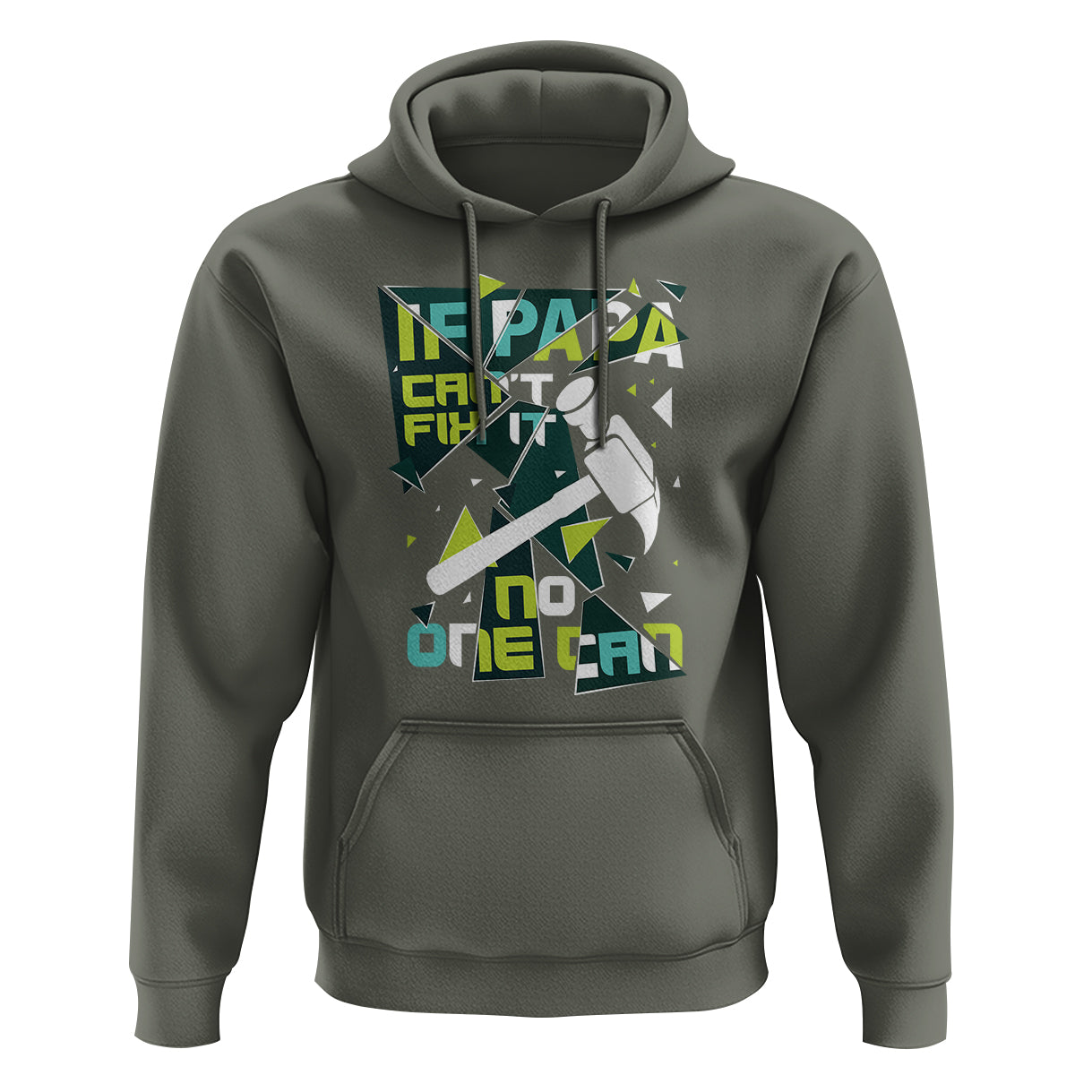 Father's Day Hoodie If Papa Can't Fix It No One Can - Wonder Print Shop
