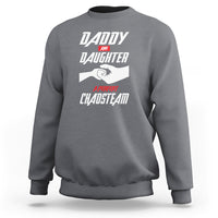 Father's Day Sweatshirt Dad Daughter A Perfect Chaos Team - Wonder Print Shop
