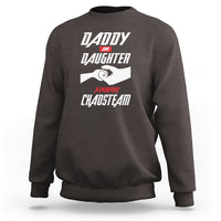 Father's Day Sweatshirt Dad Daughter A Perfect Chaos Team - Wonder Print Shop