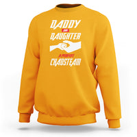 Father's Day Sweatshirt Dad Daughter A Perfect Chaos Team - Wonder Print Shop