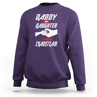 Father's Day Sweatshirt Dad Daughter A Perfect Chaos Team - Wonder Print Shop