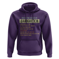 Dad Daughter Hoodie Funny Rules For Dating My Daughter - Wonder Print Shop