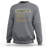 Dad Daughter Sweatshirt Funny Rules For Dating My Daughter - Wonder Print Shop