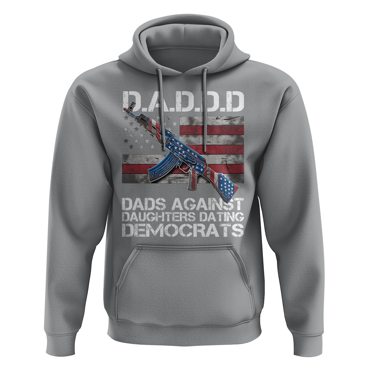 Dad Daughter Hoodie DADDD Dads Against Daughters Dating Democrats - Wonder Print Shop