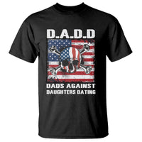 Girl Dad T Shirt DADD Dads Against Daughters Dating Skull America Flag - Wonder Print Shop
