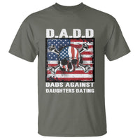 Girl Dad T Shirt DADD Dads Against Daughters Dating Skull America Flag - Wonder Print Shop