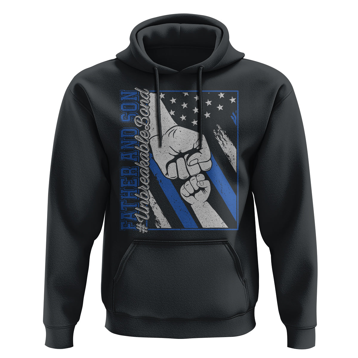 Father's Day Hoodie Father And Son Unbreakable Bond - Wonder Print Shop