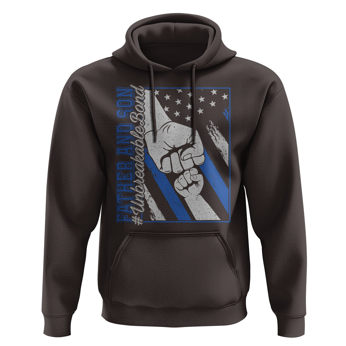 Father's Day Hoodie Father And Son Unbreakable Bond - Wonder Print Shop