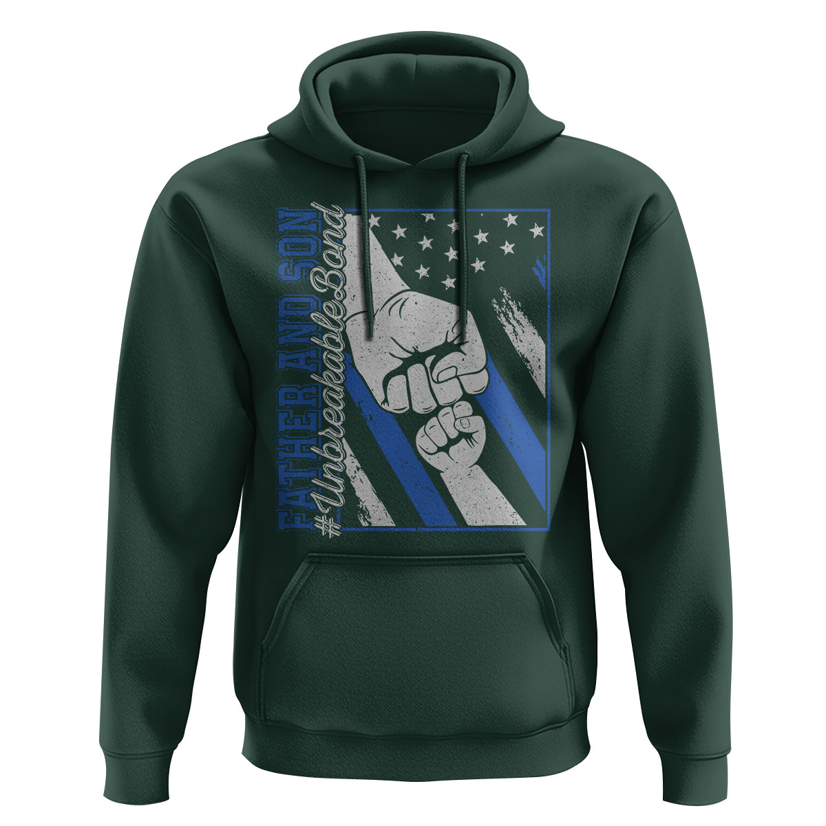Father's Day Hoodie Father And Son Unbreakable Bond - Wonder Print Shop