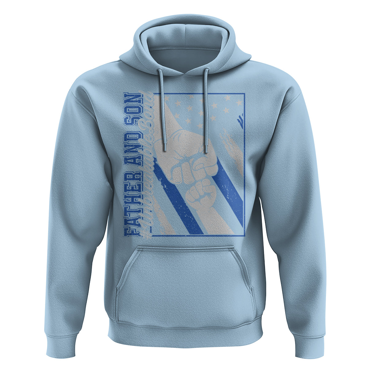 Father's Day Hoodie Father And Son Unbreakable Bond - Wonder Print Shop